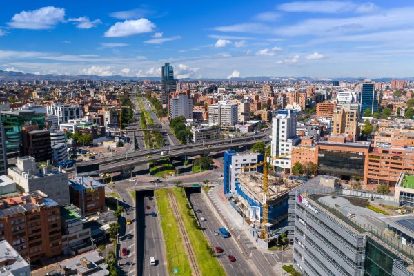 View,From,A,Drone,Of,An,Avenue,In,A,Residential